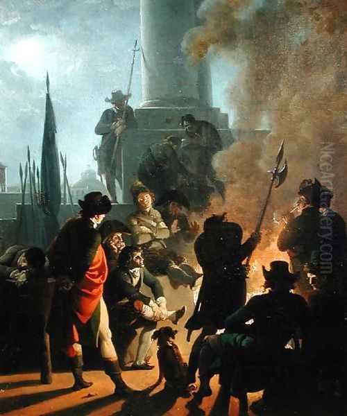 Revolutionary Scene- A Bivouac - view 1