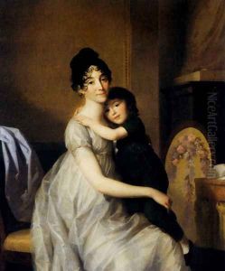 Anne-Pauline Dufour-Ferance And her Son Jean-Marc Albert by Friedrich Tischbein