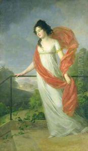 Portrait of Countess Theresia Fries 1779-1819, 1801 by Friedrich Tischbein