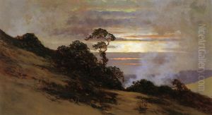 Nocturnal Landscape by Jules Tavernier