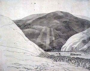 Croidon Hill, 1785 by Francis Towne