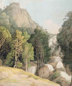 Lodore Falls by Francis Towne