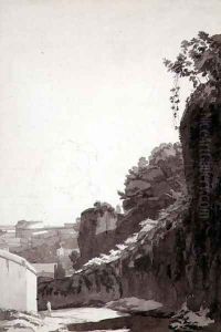 The Baths of Caracalla, 1781 by Francis Towne