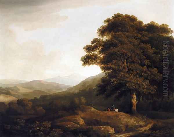 A Landscape Looking North from the Lower Slopes of Snowdon - view 1