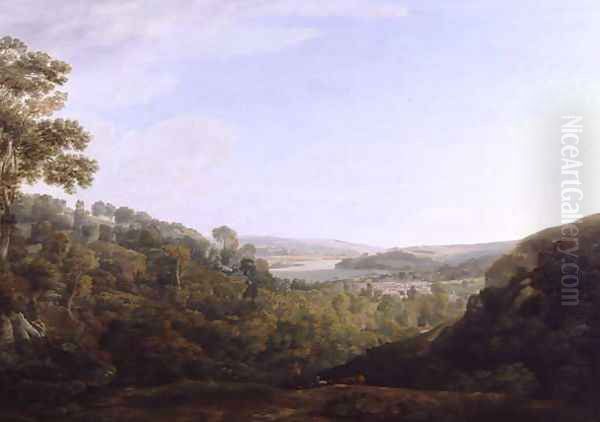 The Valley of the Teign, Devonshire, 1780 - view 1