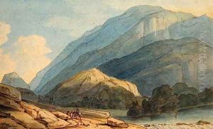 The Entrance into Borrowdale, c.1786 by Francis Towne