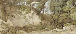 James White's Estate at Fordland, Devon by Francis Towne