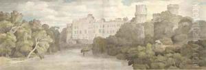 Warwick Castle by Francis Towne