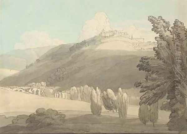 Castello Madamo, above the Anio, near Tivoli - view 1
