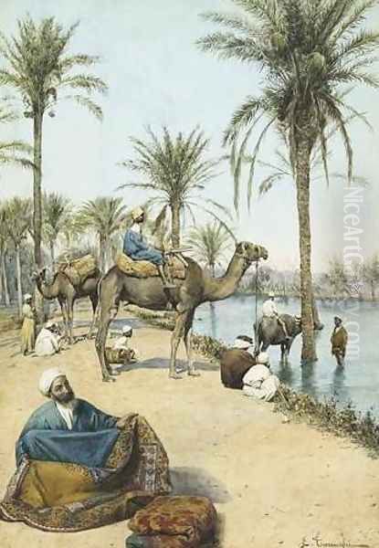 The Carpet Seller by the Nile (Le marchand de tapis au bord du Nil) - view 1