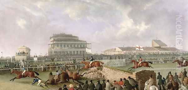 The Liverpool and National Steeplechase at Aintree 1843, c.1843 - view 1