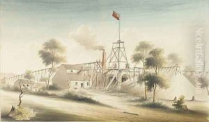 Seaham Gold Mining Company, Alma, Maryborough by William Tibbits