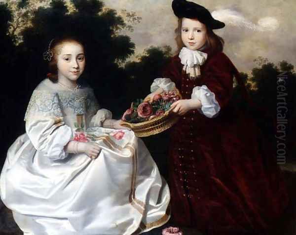 Two Children in a Landscape - view 1