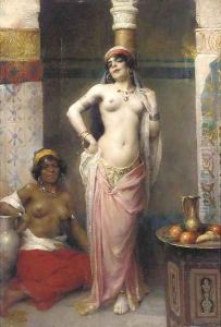 Harem beauties by Henri Adriene Tanoux