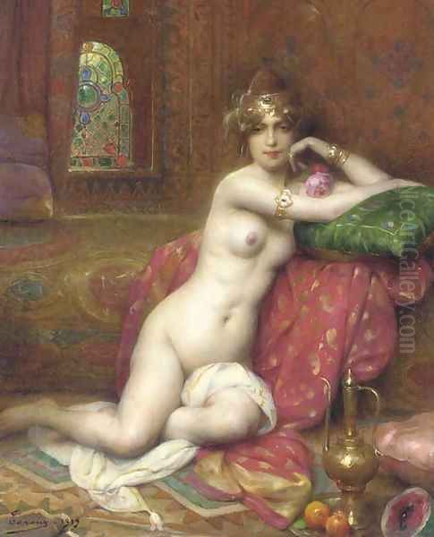 An Oriental Beauty in an Interior - view 1