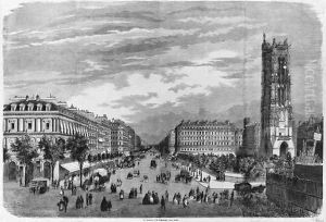 Paris, Boulevard de Sebastopol by Therond, Emile Theodore