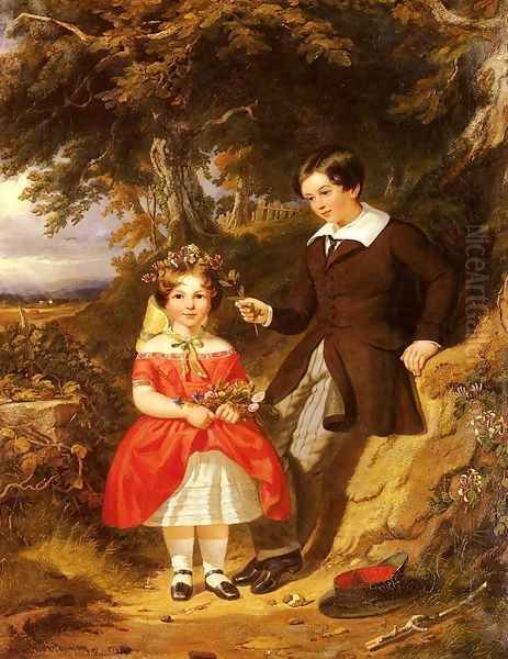 Portrait Of George And Ann Harvey - view 1