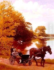 Portrait Of George And Ann Harvey 2 by Jacob Thompson