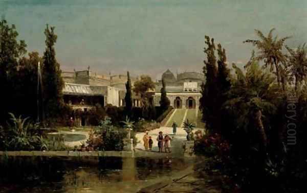 Garden in Constantinople - view 1