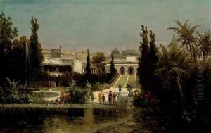Garden in Constantinople by Josef Thoma