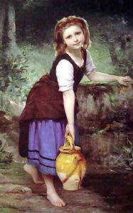 At the Spring (or The Pitcher Girl) by Charles Victor Thirion