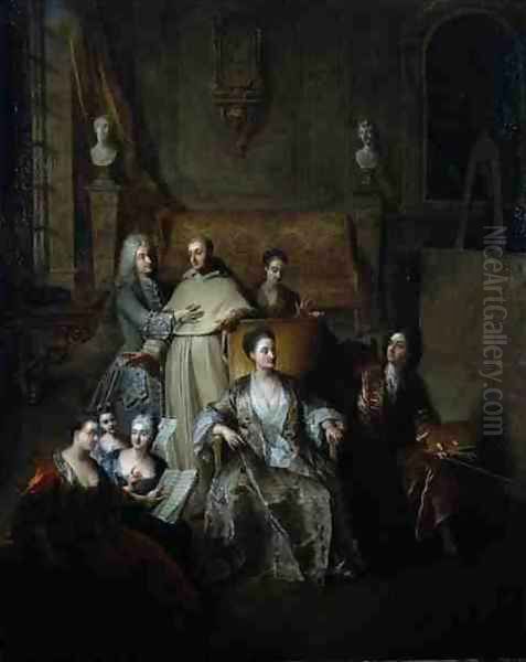 The Artist and his Family, c.1708 - view 1