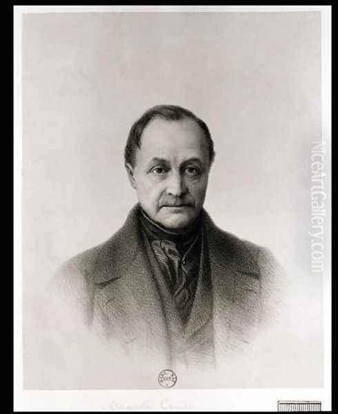 Portrait of Auguste Comte 1798-1857, French philosopher - view 1