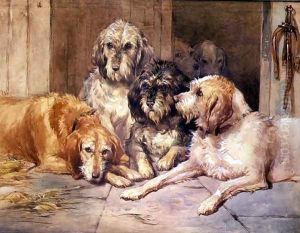 The Otter Hounds by John Frederick Tayler