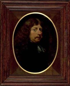Self Portrait of Gerard Terborch 1617-1681 c.1676 by Gerard Terborch