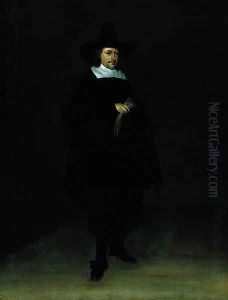 Portrait of Burgermeister Jan Roever 1610-61 by Gerard Terborch