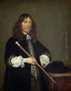 Portrait of the Mayor of Amsterdam Nicolaes Pancras 1622-78, 1670 by Gerard Terborch