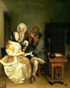 The Glass of Lemonade by Gerard Terborch