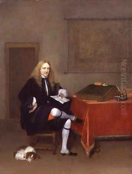Portrait of a Man in his Study 1668 69 - view 1