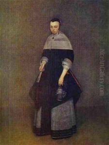 Portrait Of A Lady by Gerard Terborch