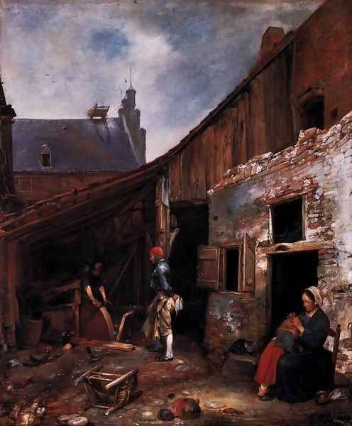 The Knifegrinder's Family - view 1