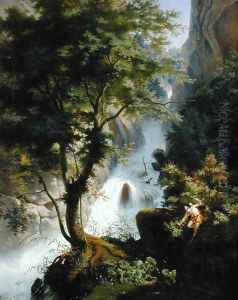 Hunter in the Apennines, 1822 by Lancelot Theodore Turpin De Crisse