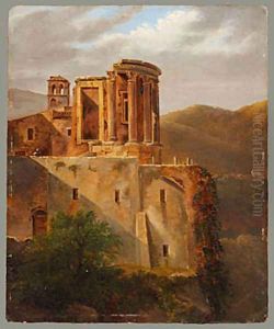 View of the Temple of Vesta at Tivoli