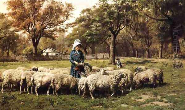 A Shepherdess - view 1