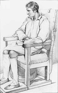 Dementia, illustration from Des Maladies Mentales considerees sous le rapport medical, hygienique et medico-legal by Etienne Esquirol 1772-1840 1838 by Ambroise Tardieu