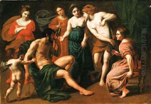Hercules slaying the Children of Megara by Alessandro Turchi (Orbetto)