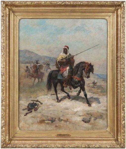 Guerrier Arabe Sur Son Cheval - view 1