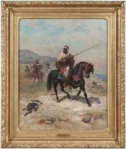 Guerrier Arabe Sur Son Cheval by Georges Washington