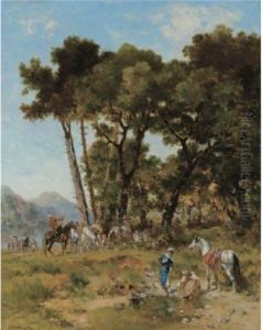 Halte Dans Les Montagnes by Georges Washington