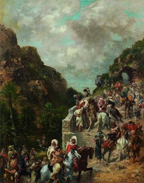 Arab Horsemen - view 1