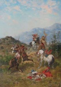 Combat D'arabes Ou La Collecte De L'impot by Georges Washington