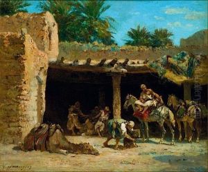La Halte, Le Marechal-ferrand by Georges Washington