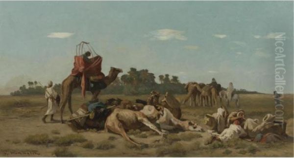 Camels Resting - view 1