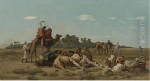 Camels Resting by Georges Washington