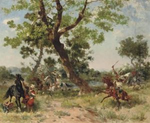 A Raiding Party by Georges Washington