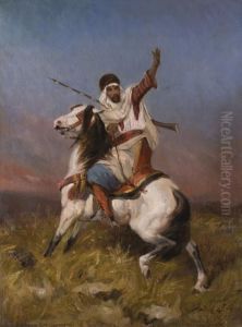 Reitender Beduine by Georges Washington